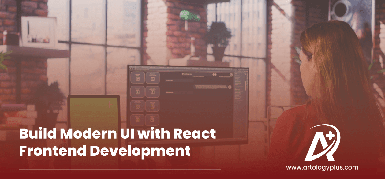 Build Modern UI With React Frontend Development  Banner
