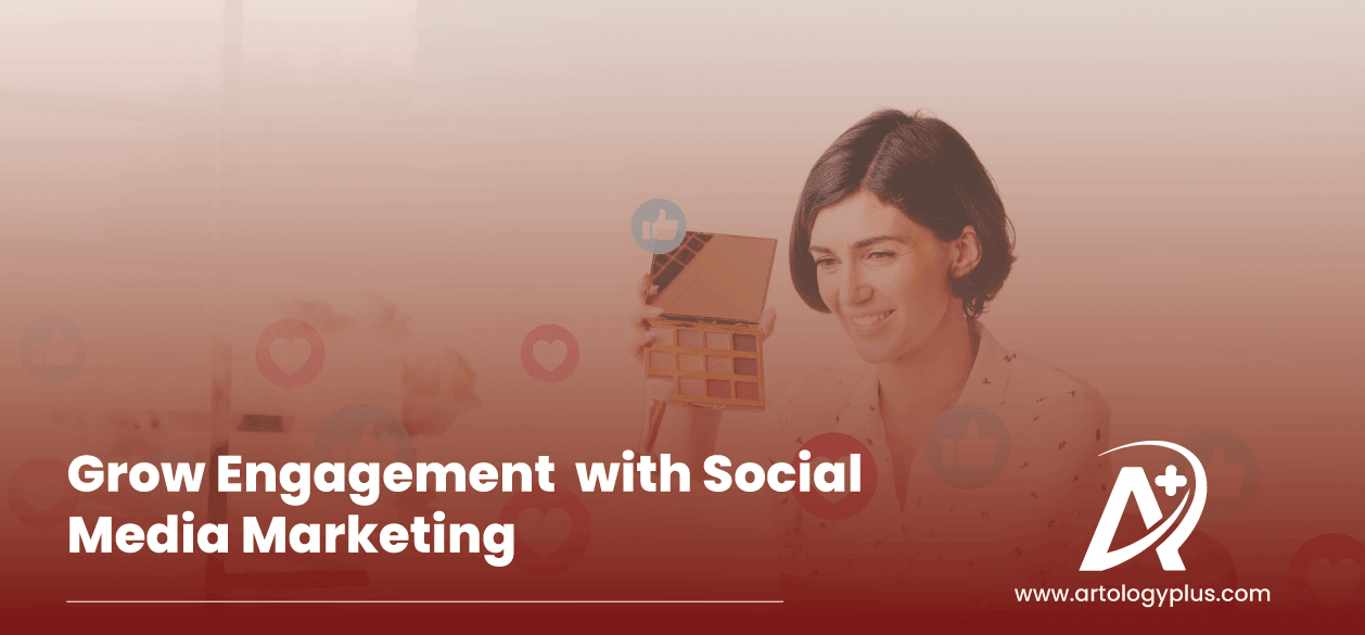 Grow Engagement  With Social Media Marketing Banner