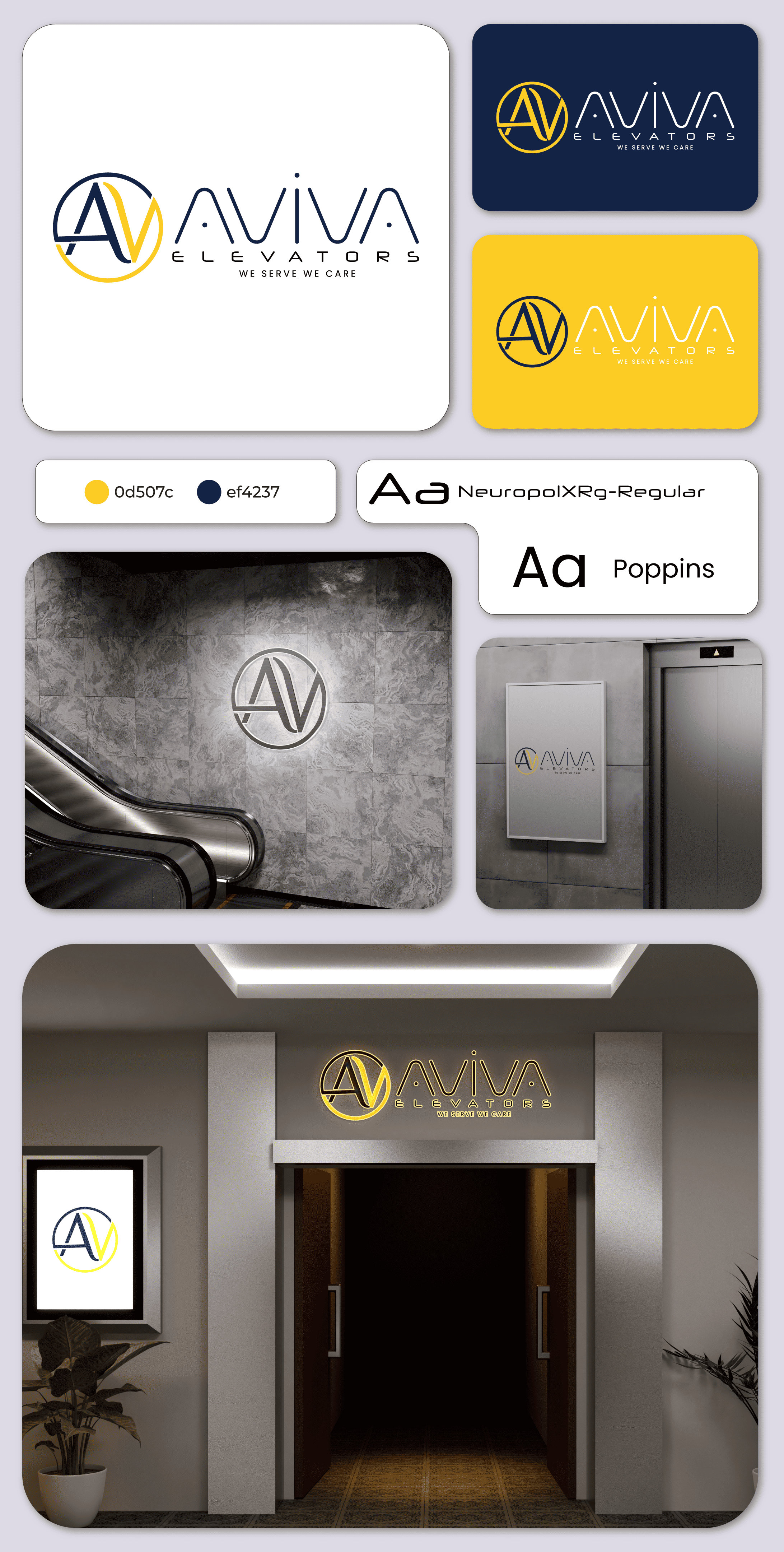 Aviva Elevators Logo